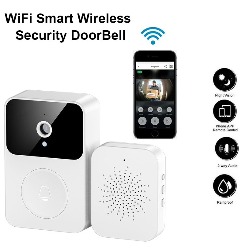 Smart WiFi Video Doorbell HD N - Smart Doorbell Wired avaliação e preço