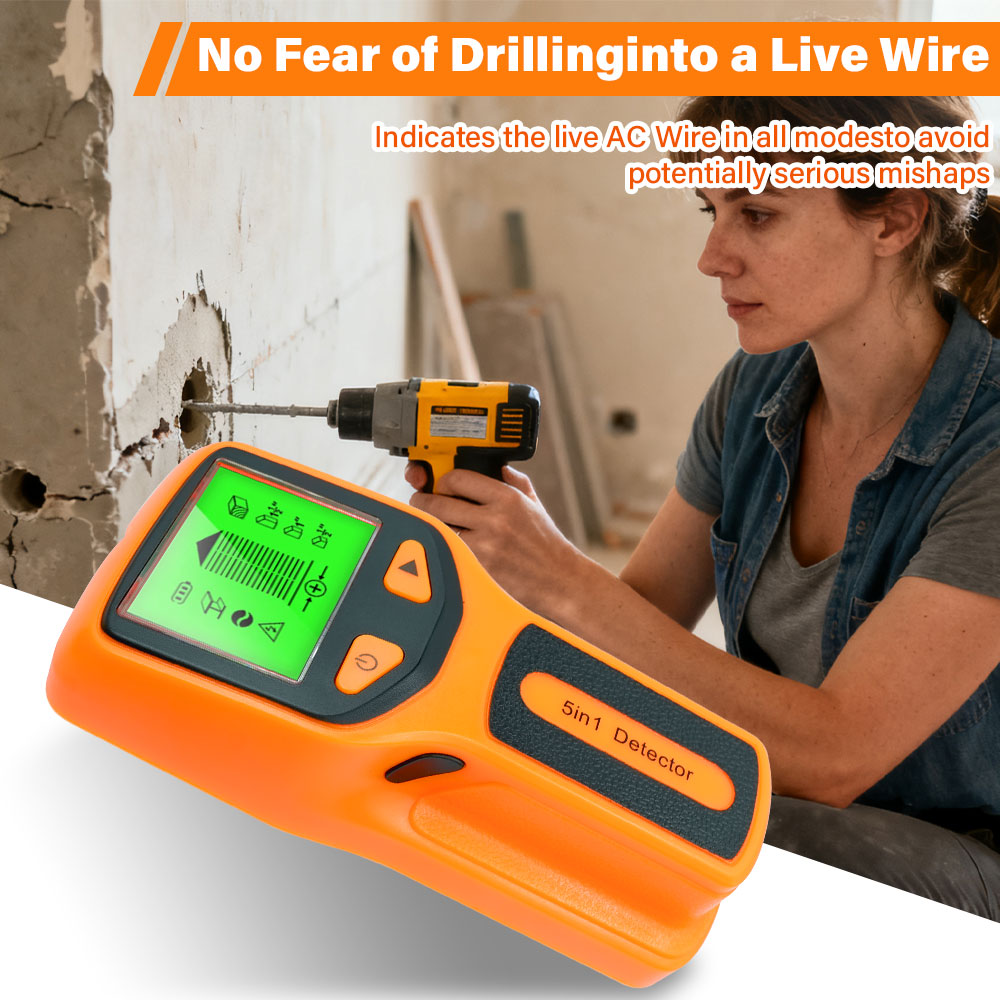 Wall Stud Detector 5 in 1 Hand - Water Leak Detector Wired avaliação e preço