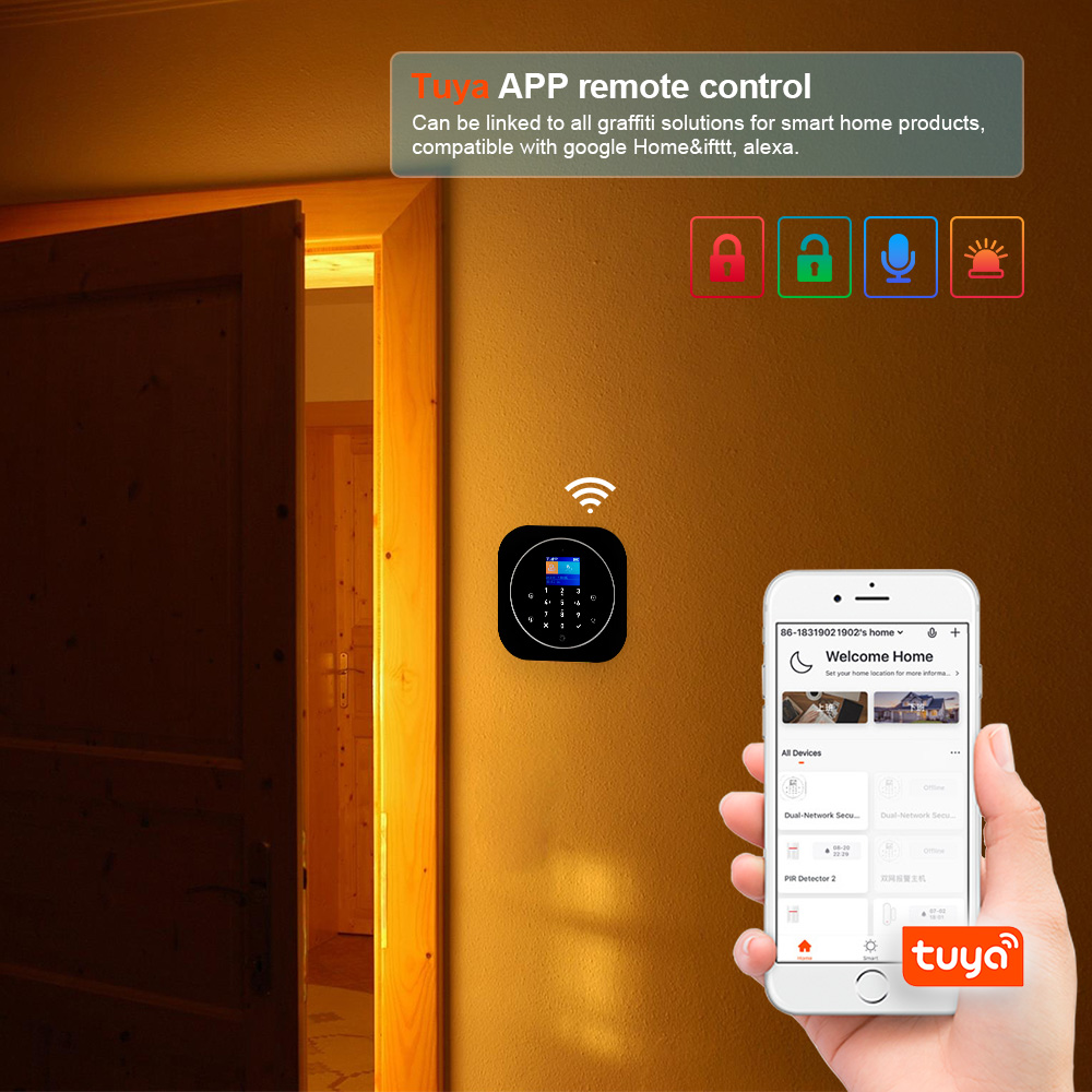 KERUI G12 Wireless Tuya Home A - Smart Home Automation Diy avaliação e preço