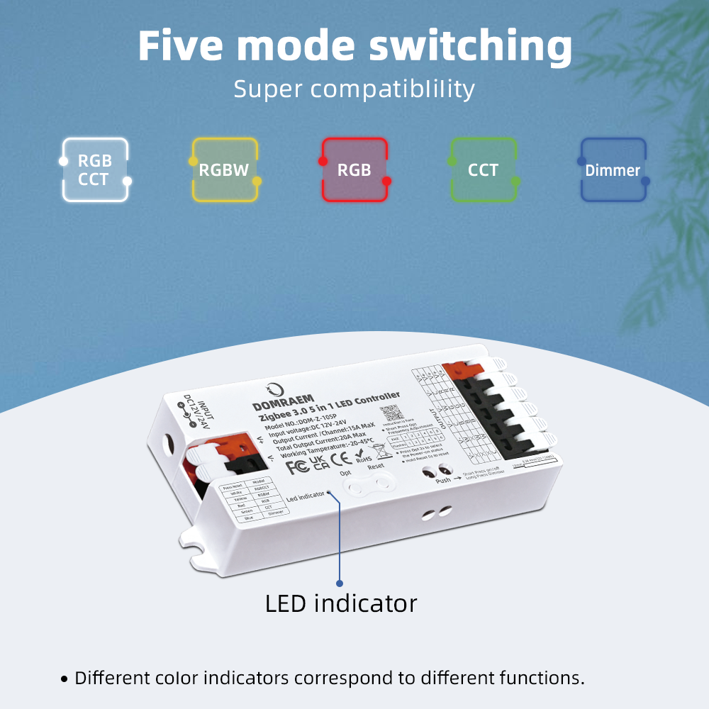 DOMRAEM Zigbee 3.0 5 in 1 LED  - Zigbee Coordinator Stick avaliação e preço