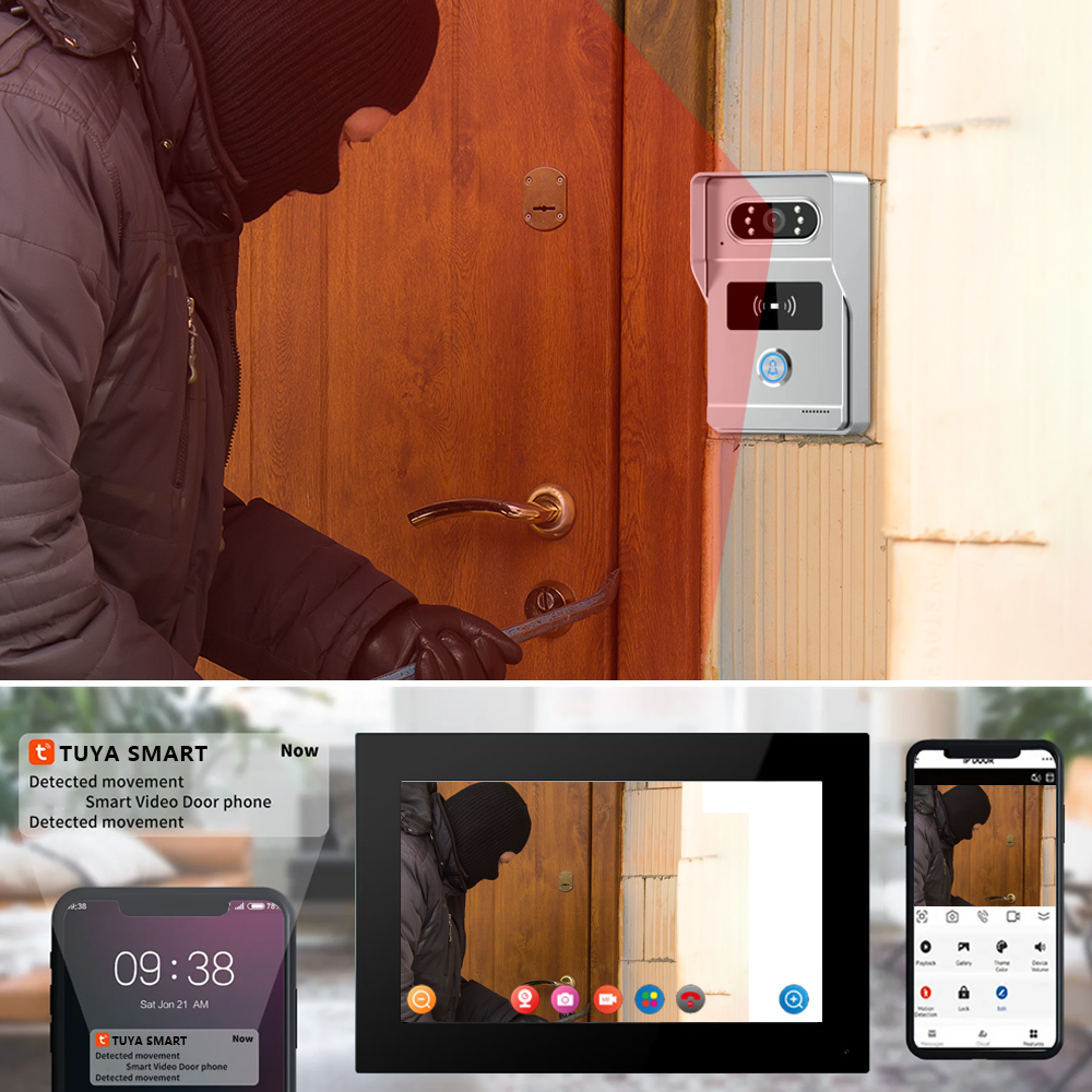 TUYA Wifi Video Doorbell 1080P - Smart Doorbell Wired avaliação e preço