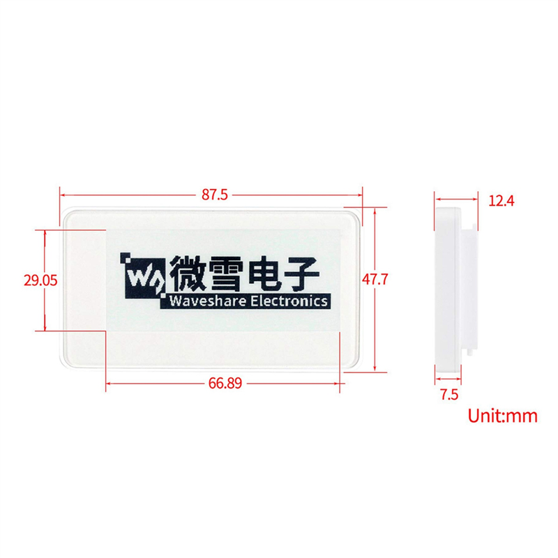 RISE Waveshare 2.9 Inch Wirele - Display Epaper 2.9 avaliação e preço