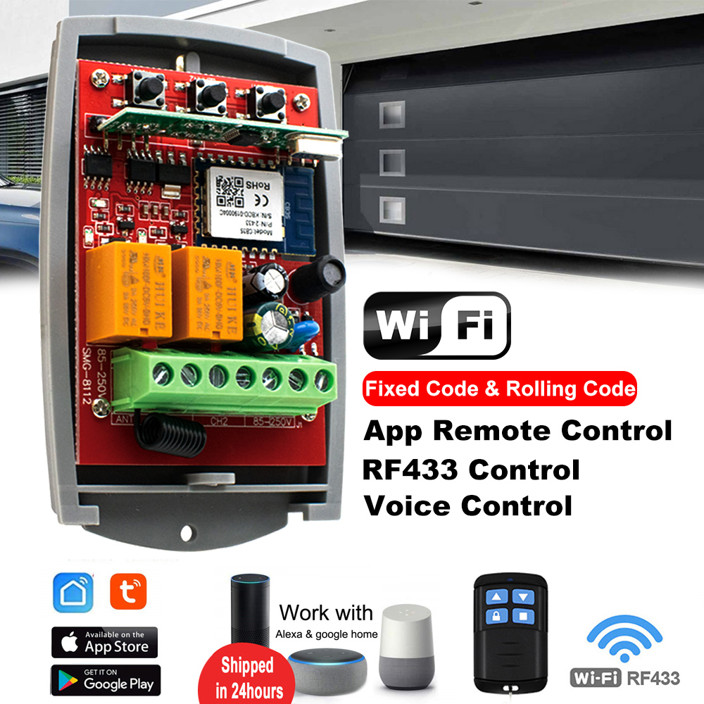 Tuya Auto Gate Control Opener  - 433Mhz Receiver Module avaliação e preço