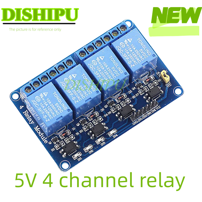 DC 5V 12V 24V 1 2 4 6 8 Channe - Relay 8 Channel Board avaliação e preço