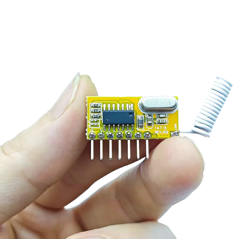 5V DC 4channel RF Receiver Tra - 433Mhz Receiver Module avaliação e preço