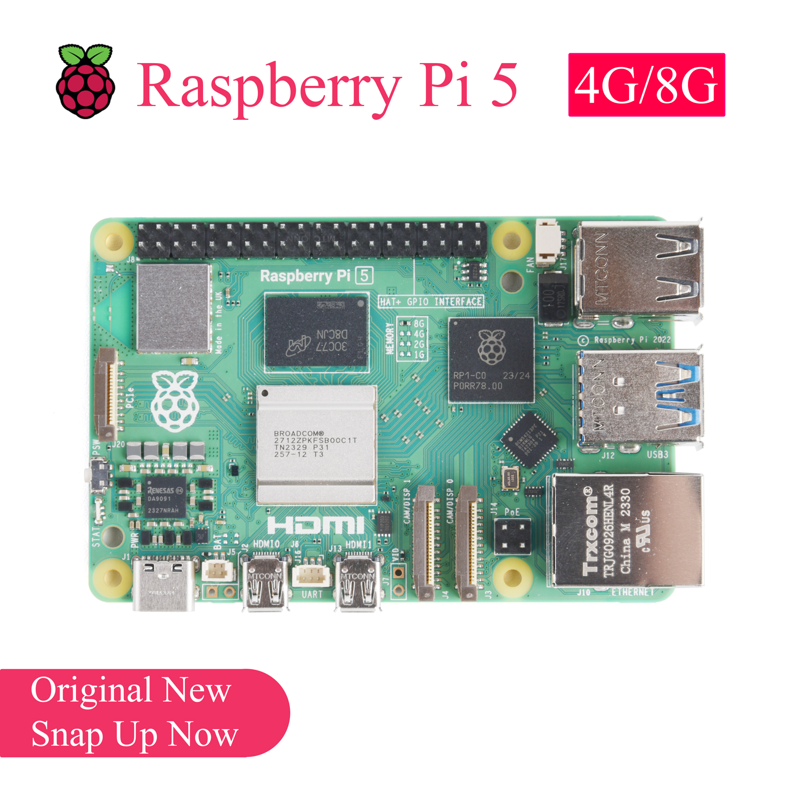 1PCS Original Raspberry Pi 5 4 - Diy Home Automation Raspberry Pi avaliação e preço