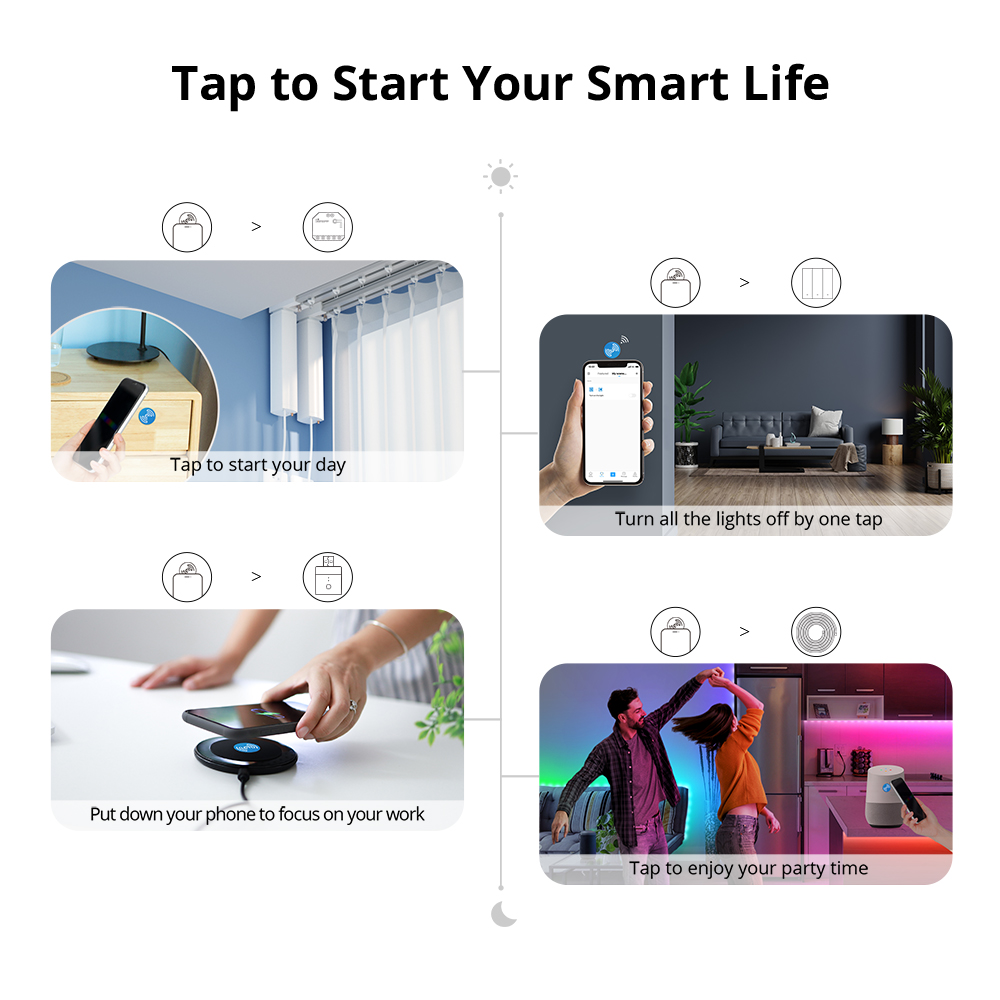 SONOFF NFC Tag Ntag215 Sticker - Sonoff Basic Switch avaliação e preço