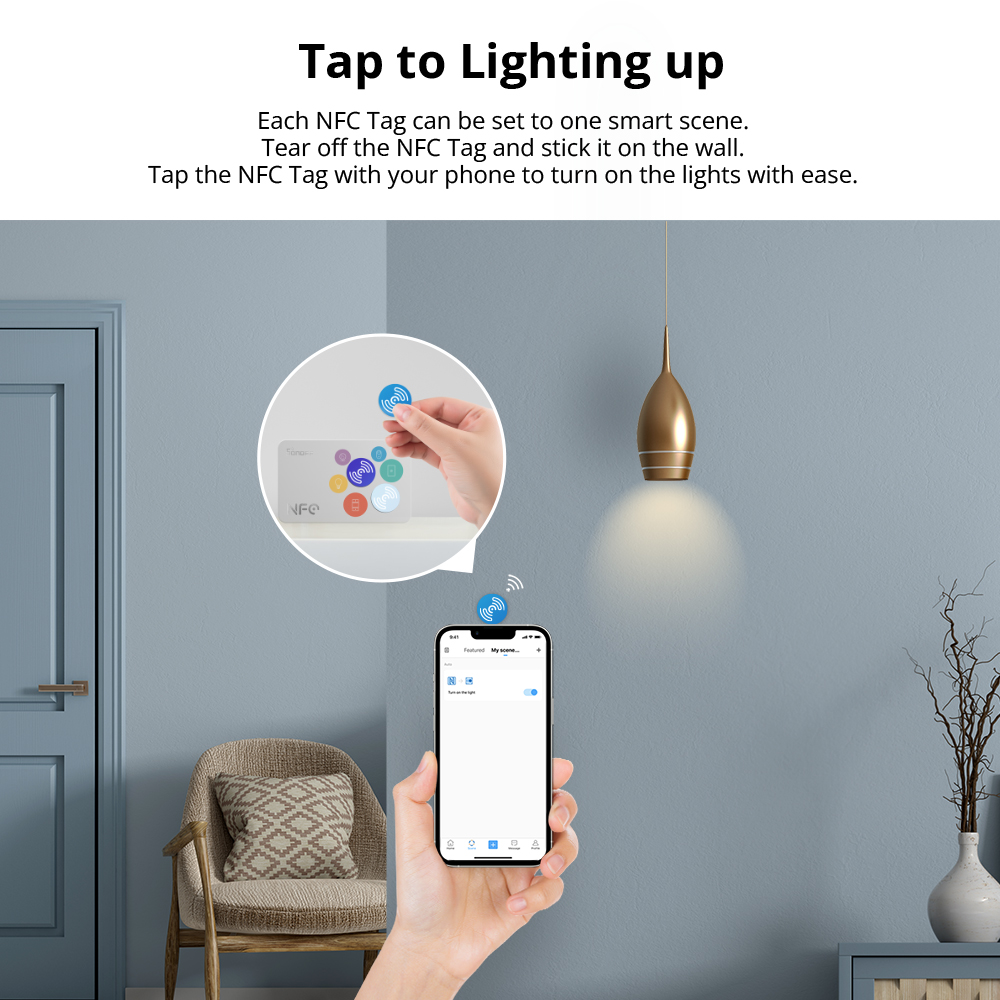 SONOFF NFC Tag Ntag215 Sticker - Sonoff Basic Switch avaliação e preço