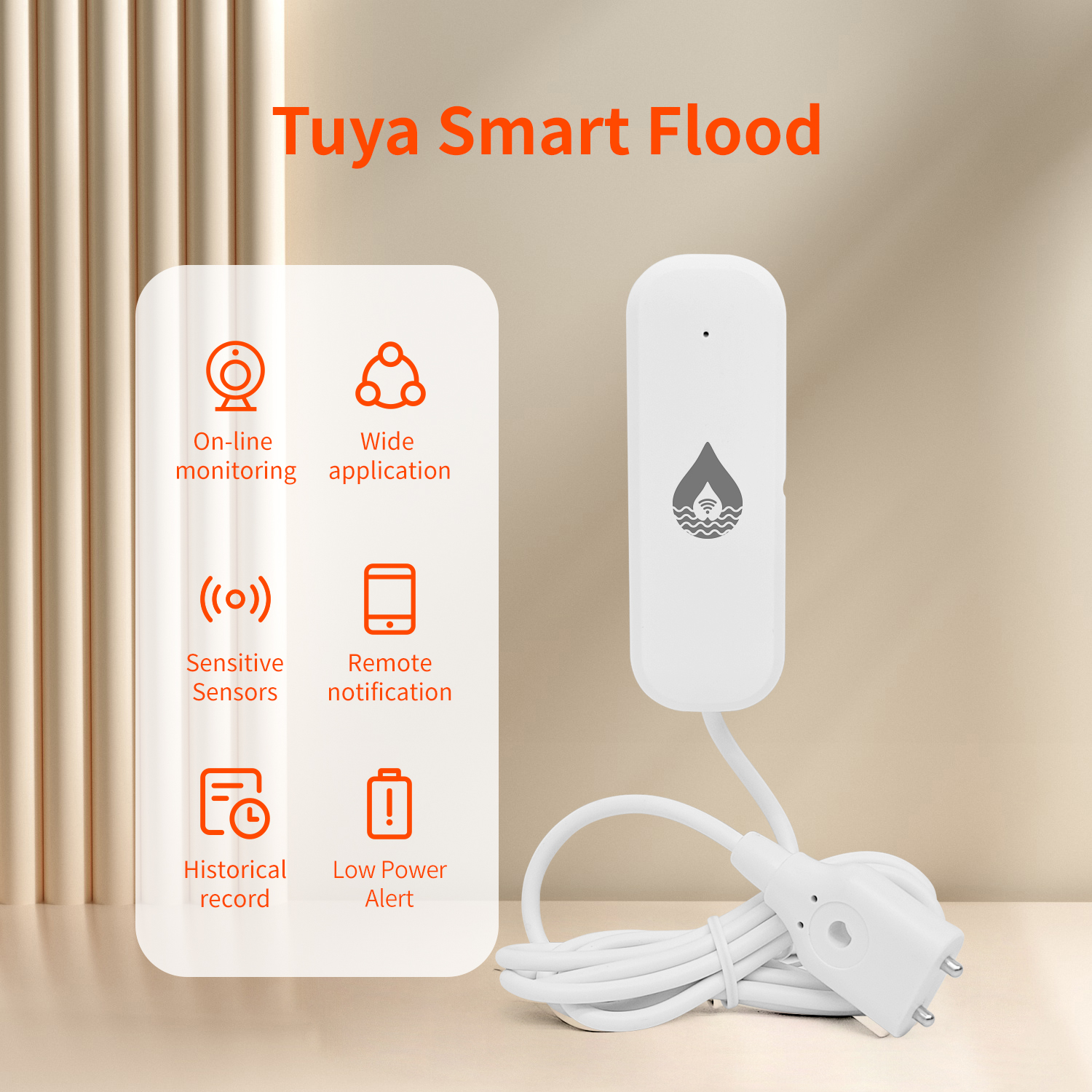 YFK Tuya WiFi Water Leakage Se - Home Automation Ideas avaliação e preço