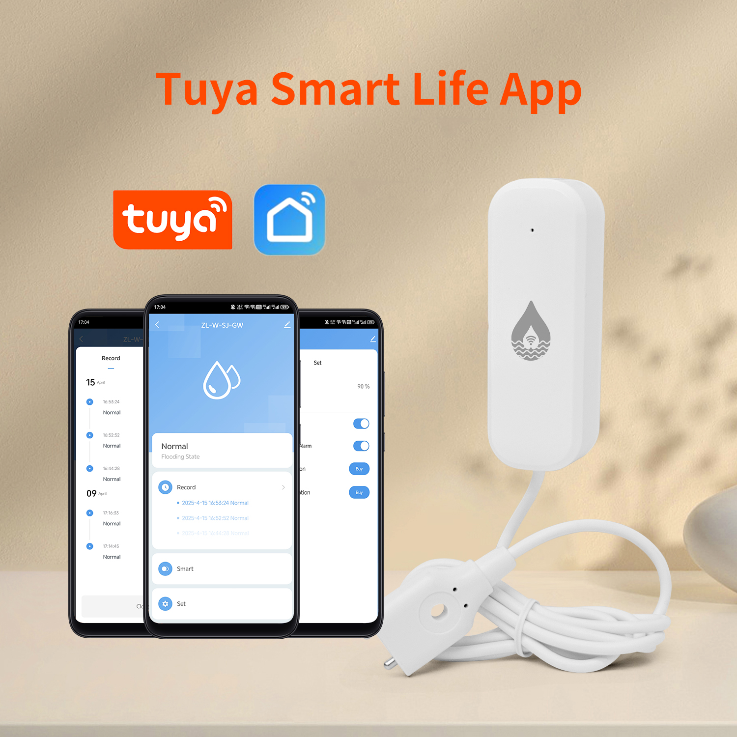 YFK Tuya WiFi Water Leakage Se - Home Automation Ideas avaliação e preço