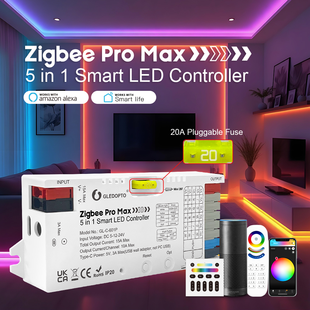 GLEDOPTO ZigBee 3.0 Pro Max 5- - Zigbee Coordinator Stick avaliação e preço