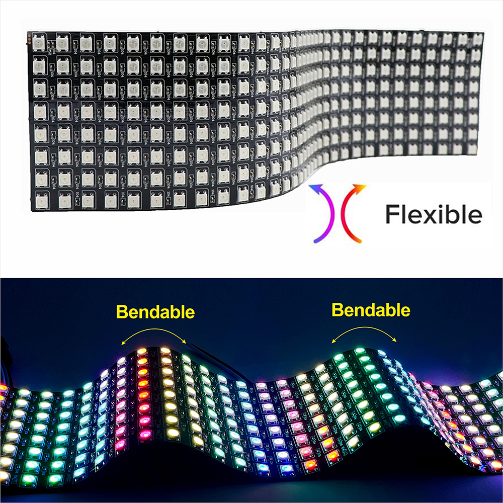 LED USB 28Keys 2.4G Controller - Rgb Led Matrix 8X8 avaliação e preço