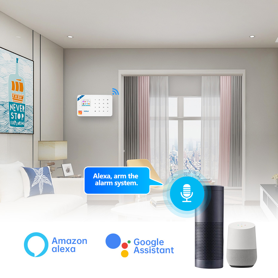 KERUI Security Alarm System Ki - Smart Home Automation Diy avaliação e preço