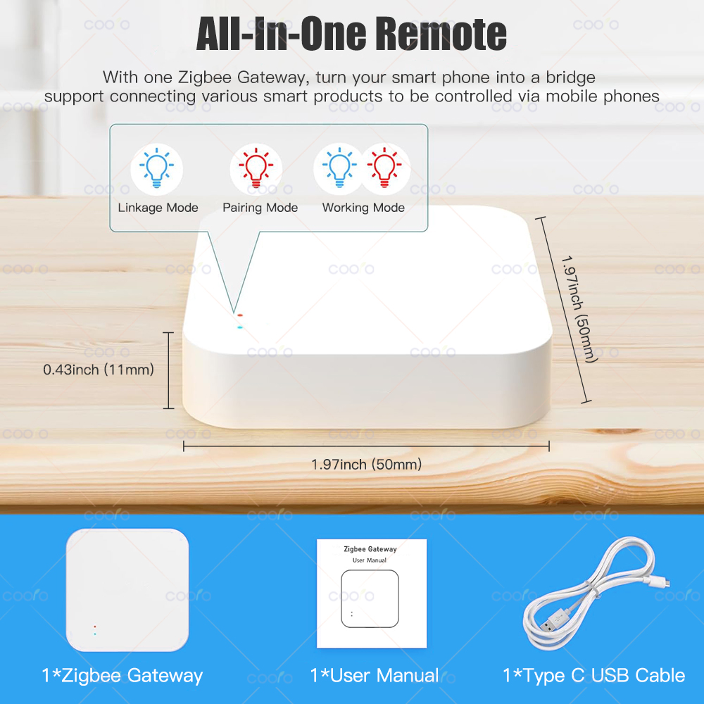 Zigbee 3.0 Gateway Hub Smart H - Home Automation Ideas avaliação e preço