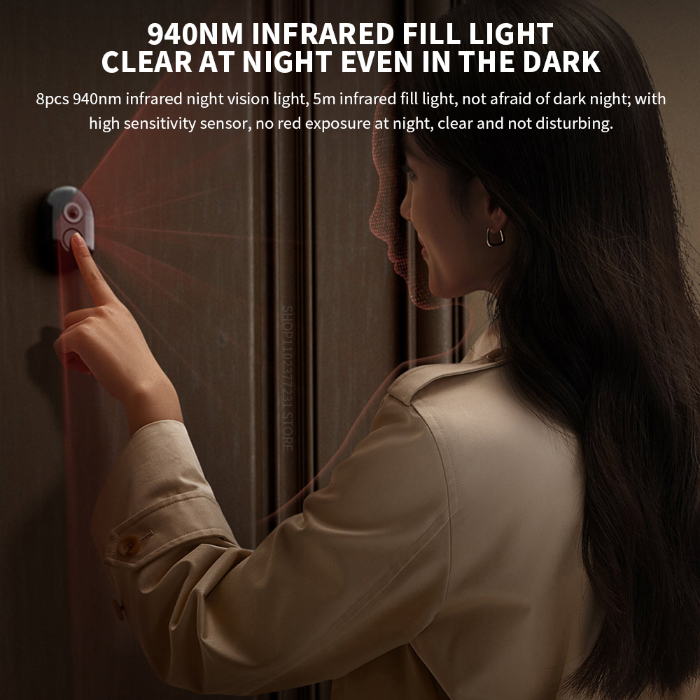 Xiaomi Smart Cat eye 2 WiFi Wi - Smart Doorbell Wired avaliação e preço