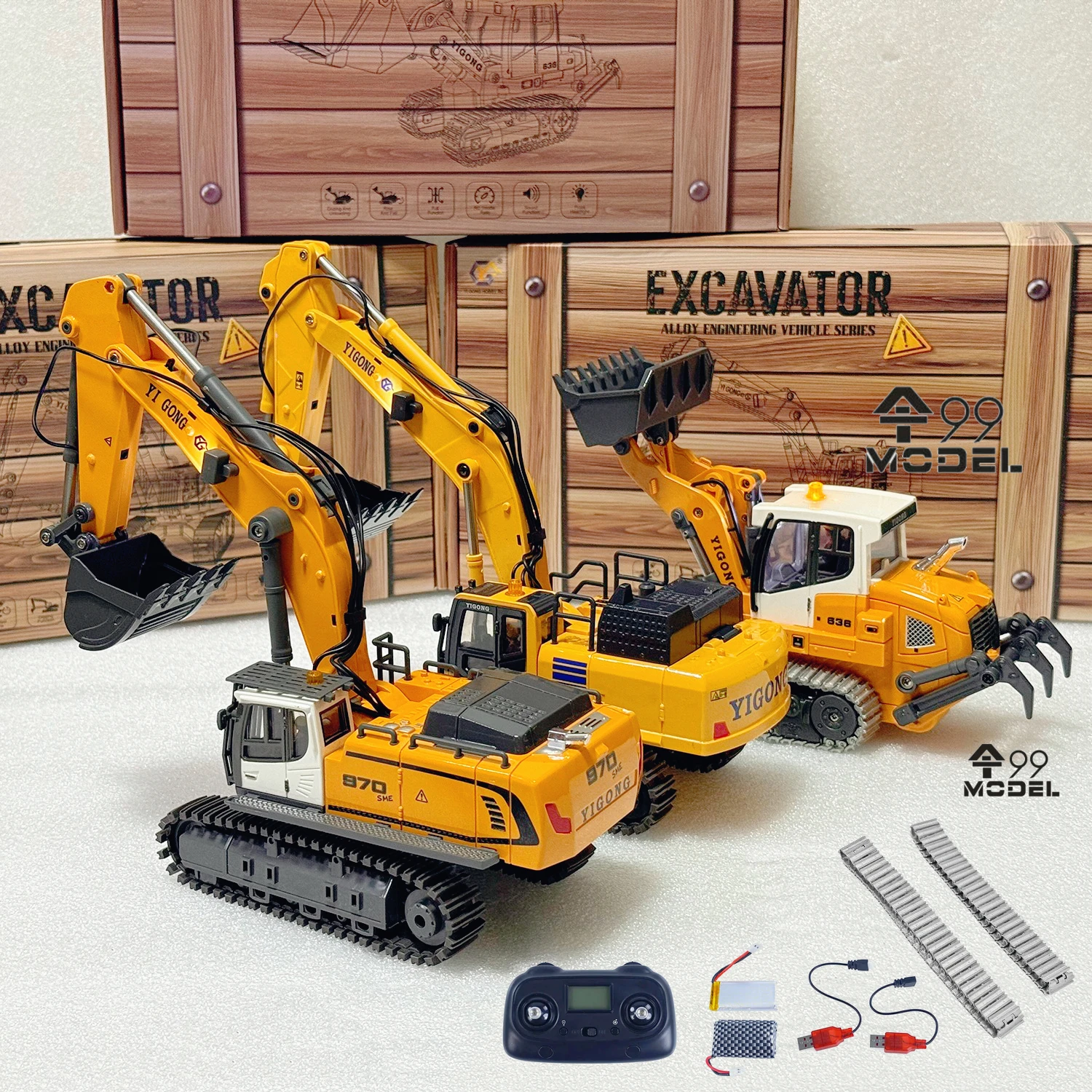 1/50 970 520 Mini RC Excavator - Home Automation Tutorial avaliação e preço