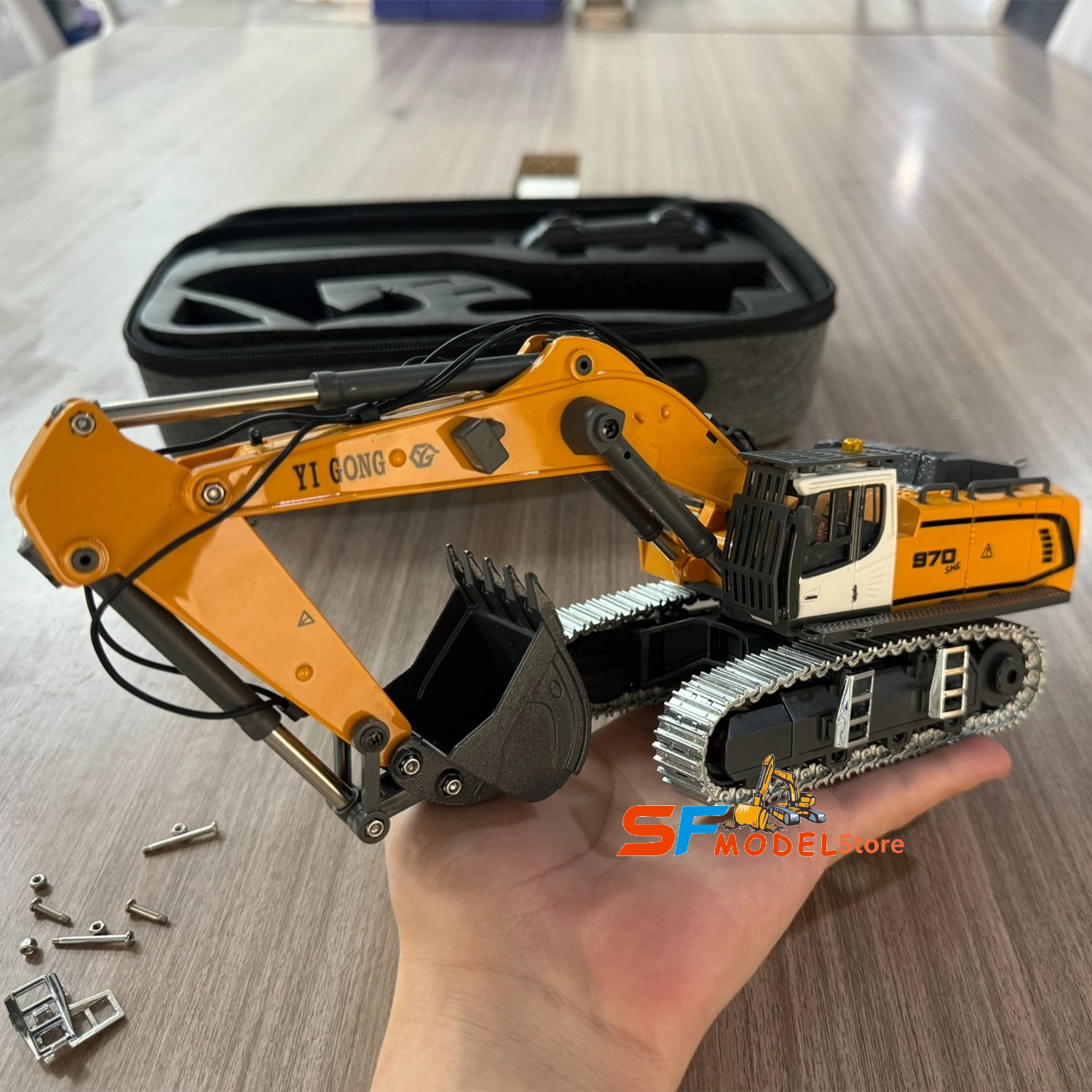 1/50 970 520 Mini RC Excavator - Home Automation Tutorial avaliação e preço