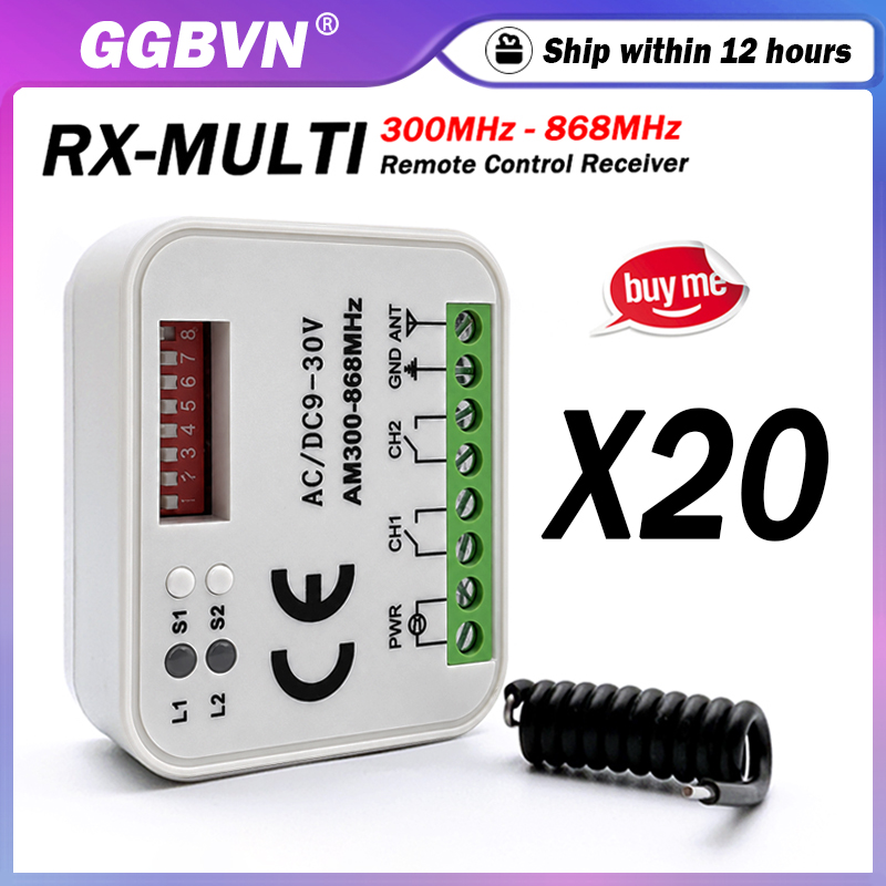 1-20pcs New Universal RX MULTI - 433Mhz Receiver Module avaliação e preço