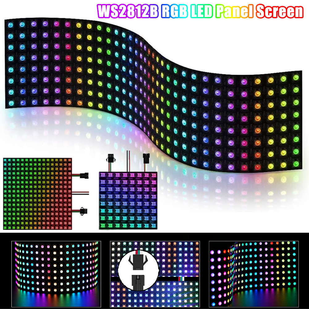 DC5V WS2812B RGB LED Panel Scr - Rgb Led Matrix 8X8 avaliação e preço