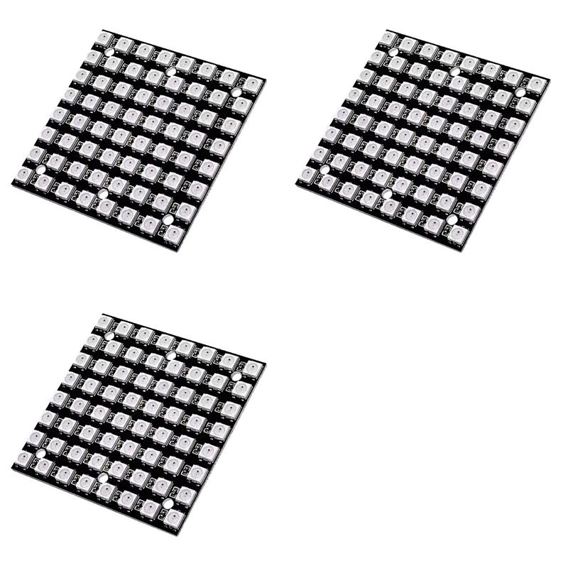 【FLASH DEAL】3X WS2812 LED 5050 - Rgb Led Matrix 8X8 avaliação e preço