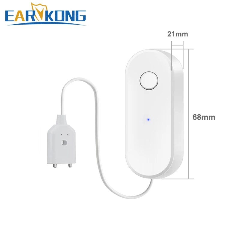 Tuya WiFi Smart Water Leak Sen - Water Leak Detector Wired avaliação e preço