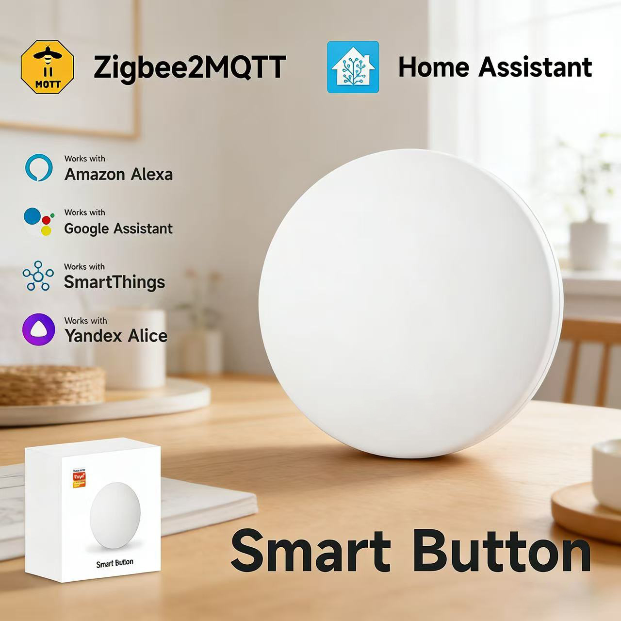 Zigbee3.0 2MQTT Smart Button S - Home Automation Ideas avaliação e preço
