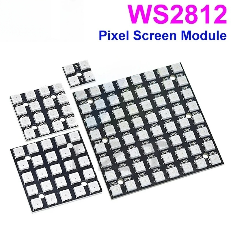 NEW WS2812 LED 5050 RGB 8x8 LE - Rgb Led Matrix 8X8 avaliação e preço
