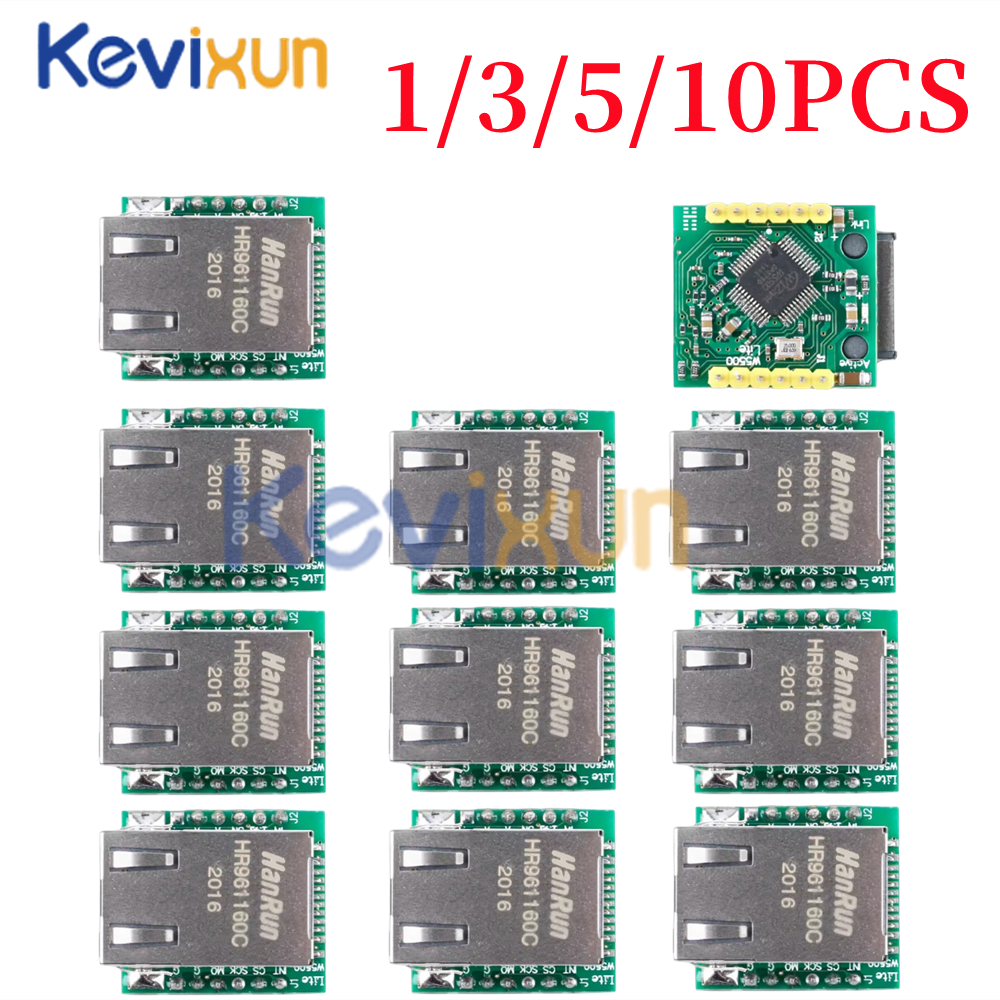 10PCS/USR-ES1 W5500 Ethernet n - Ethernet Module W5500 avaliação e preço