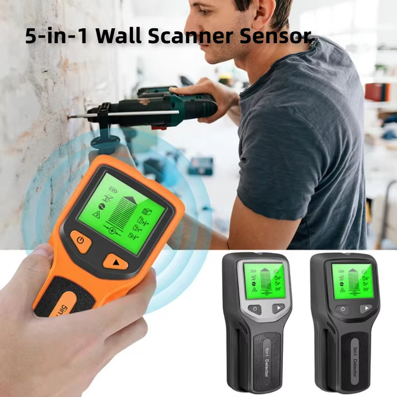 New 5-In-1 Wall Detector Handh - Water Leak Detector Wired avaliação e preço