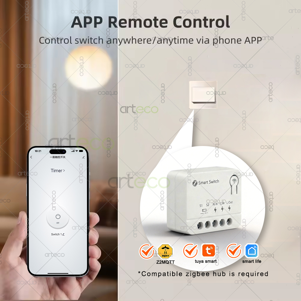 10A Zigbee Mini Smart Switch M - Diy Home Automation Controller avaliação e preço