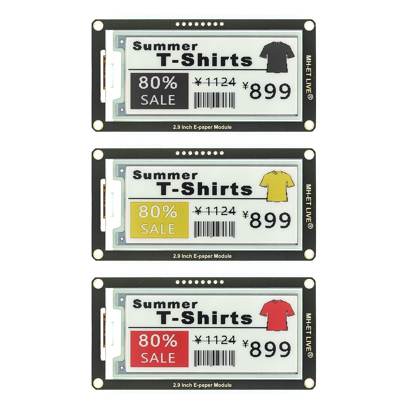 2.9 Inch Epaper Module E-paper - Display Epaper 2.9 avaliação e preço