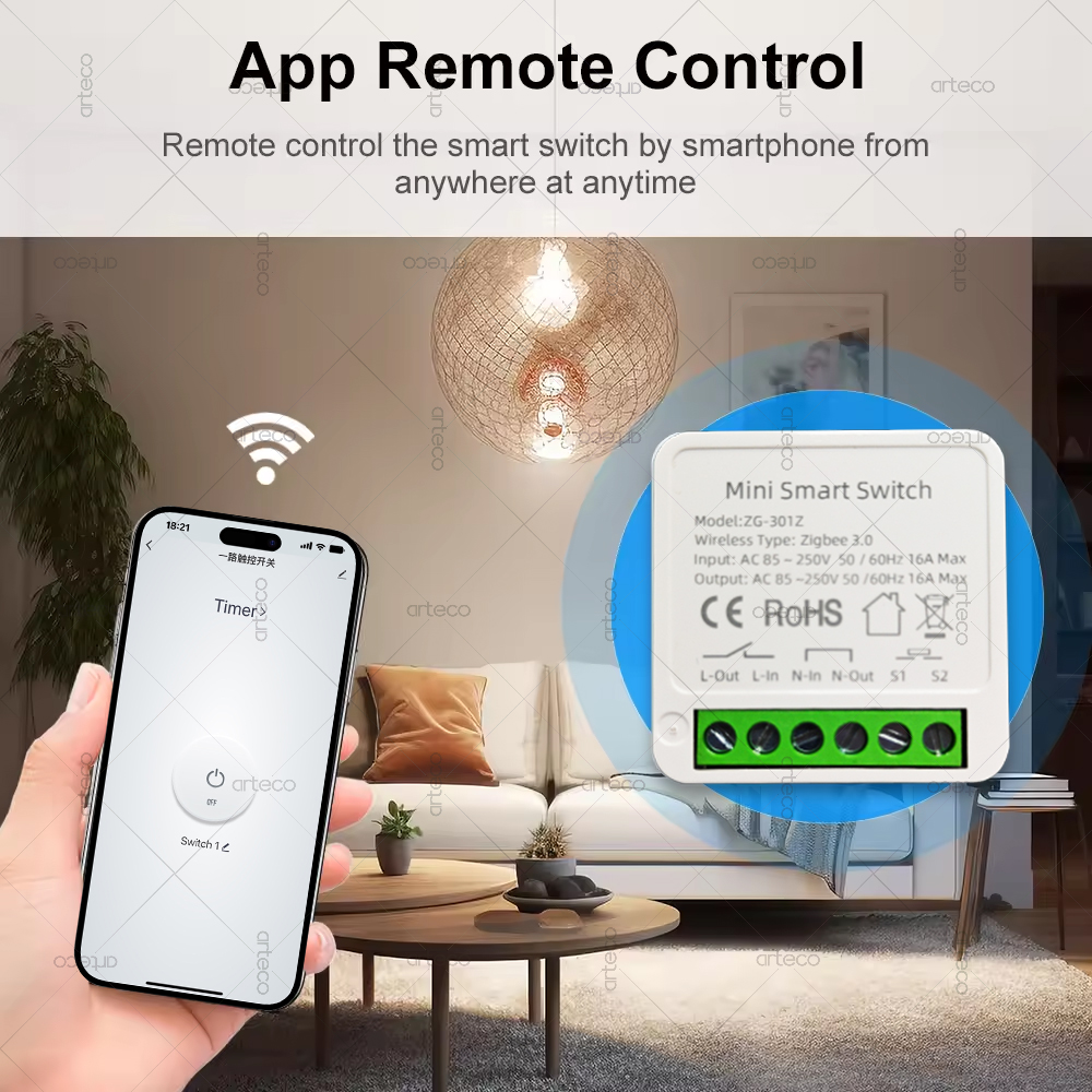 Mini Zigbee 3.0 Smart Switch 1 - Diy Home Automation Hub avaliação e preço